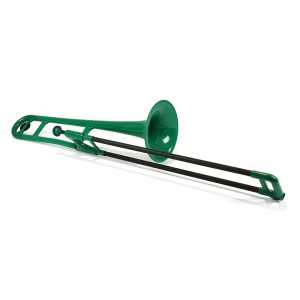 PBone Plastic Trombone in Green (With Bag & Mouthpiece)