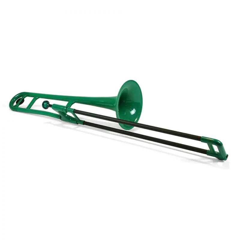 PBone Plastic Trombone in Green (With Bag & Mouthpiece)