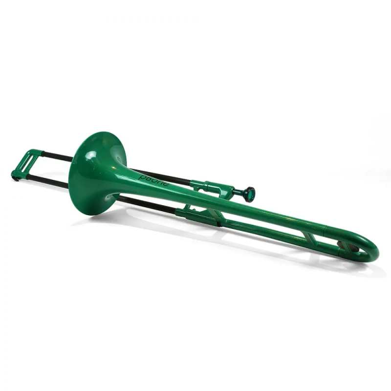 PBone Plastic Trombone in Green (With Bag & Mouthpiece) - Image 4