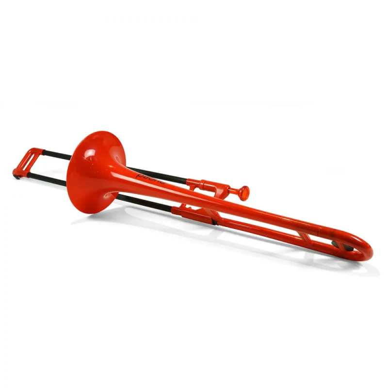 PBone Plastic Trombone in Red (With Bag & Mouthpiece) - Image 4