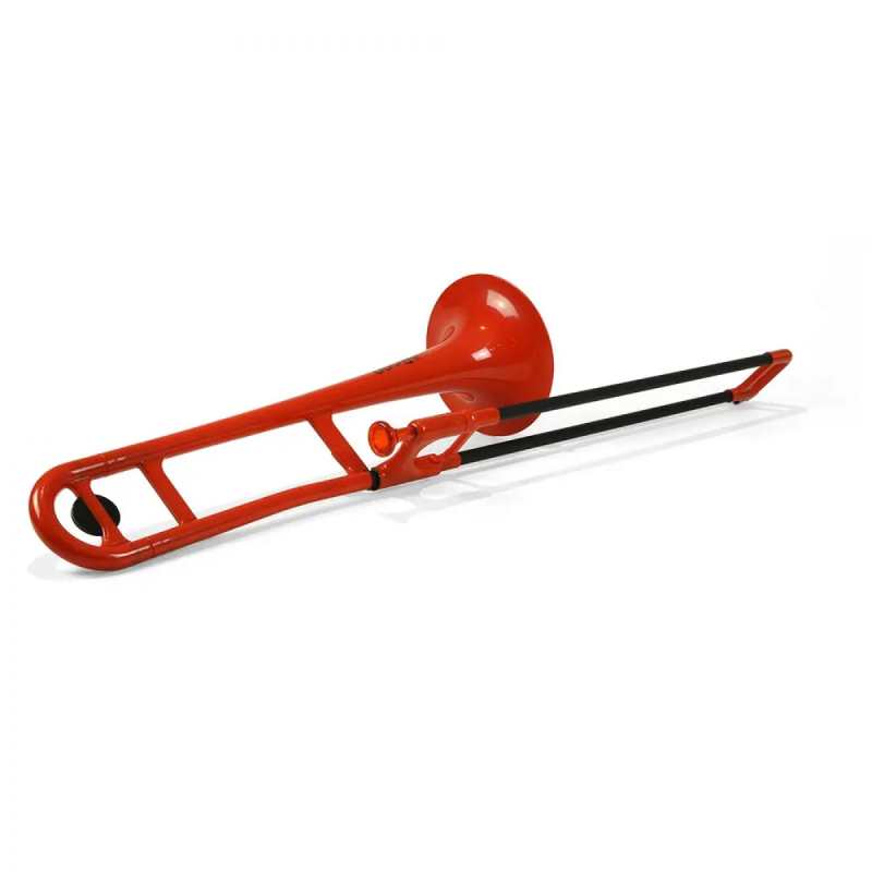 PBone Plastic Trombone in Red (With Bag & Mouthpiece) - Image 2
