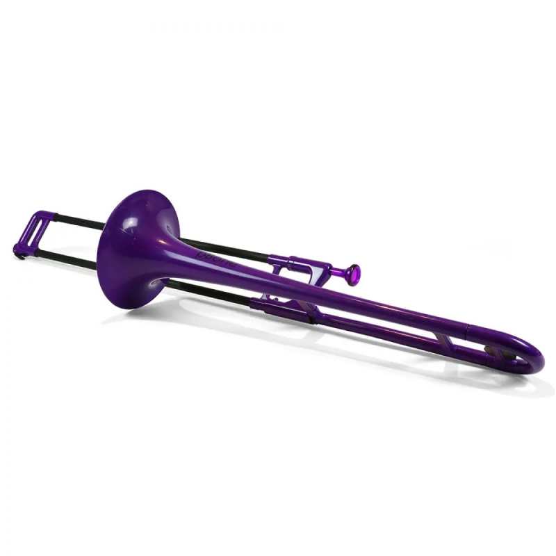 PBone Plastic Trombone in Purple (With Bag & Mouthpiece) - Image 4
