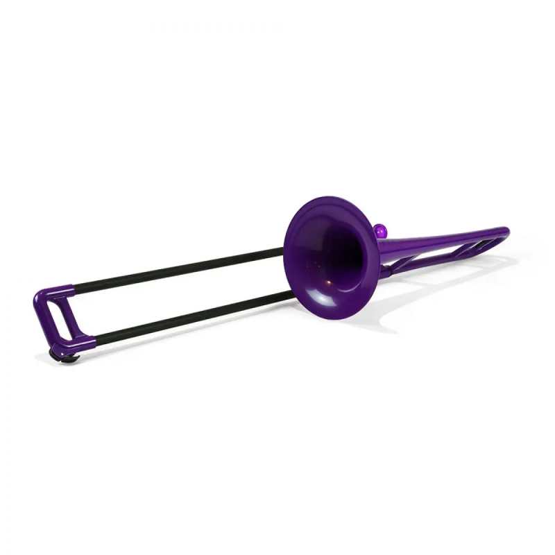 PBone Plastic Trombone in Purple (With Bag & Mouthpiece) - Image 3