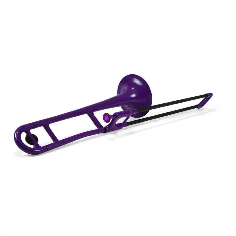 PBone Plastic Trombone in Purple (With Bag & Mouthpiece) - Image 2