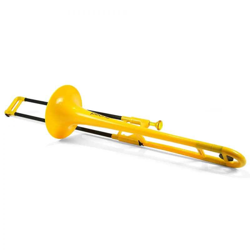 PBone Plastic Trombone in Yellow (With Bag & Mouthpiece) - Image 2