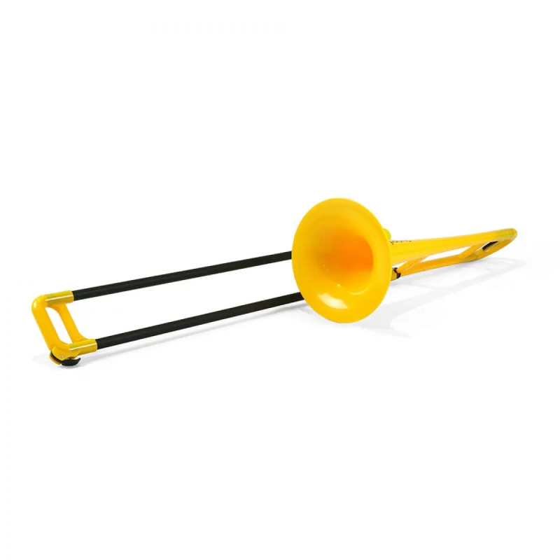 PBone Plastic Trombone in Yellow (With Bag & Mouthpiece) - Image 3