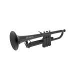 PTrumpet Plastic Trumpet in Black with Bag