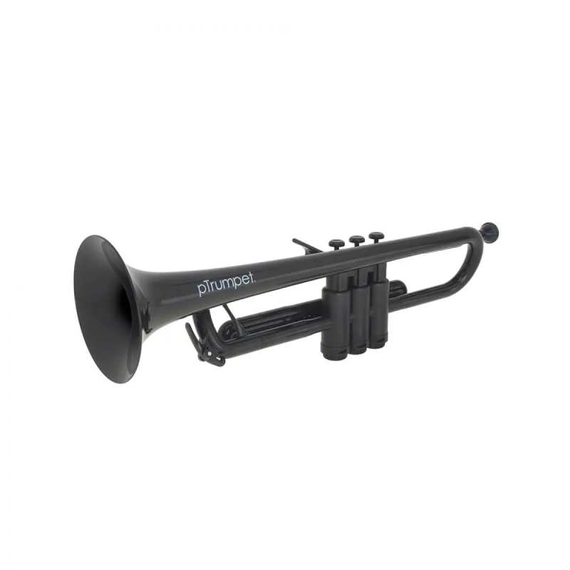 PTrumpet Plastic Trumpet in Black with Bag