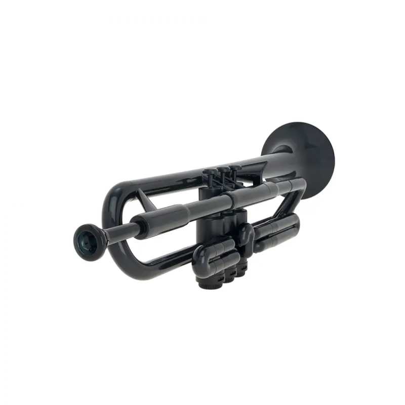 PTrumpet Plastic Trumpet in Black with Bag - Image 4