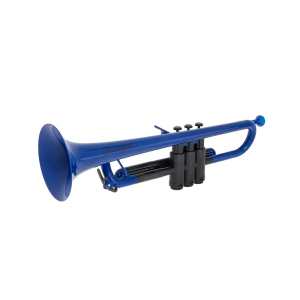PTrumpet Plastic Trumpet in Blue with Bag