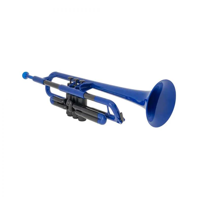 PTrumpet Plastic Trumpet in Blue with Bag - Image 4
