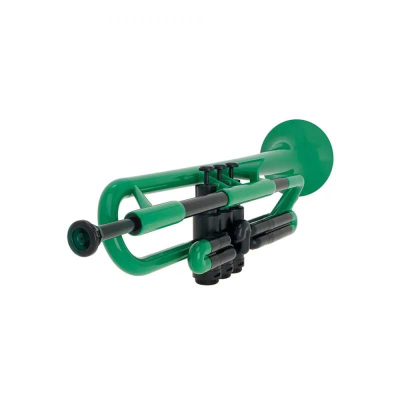 PTrumpet Plastic Trumpet in Green with Bag - Image 4