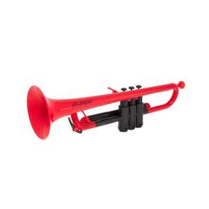 PTrumpet Plastic Trumpet in Red with Bag