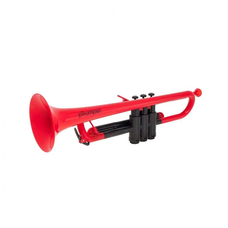 PTrumpet Plastic Trumpet in Red with Bag