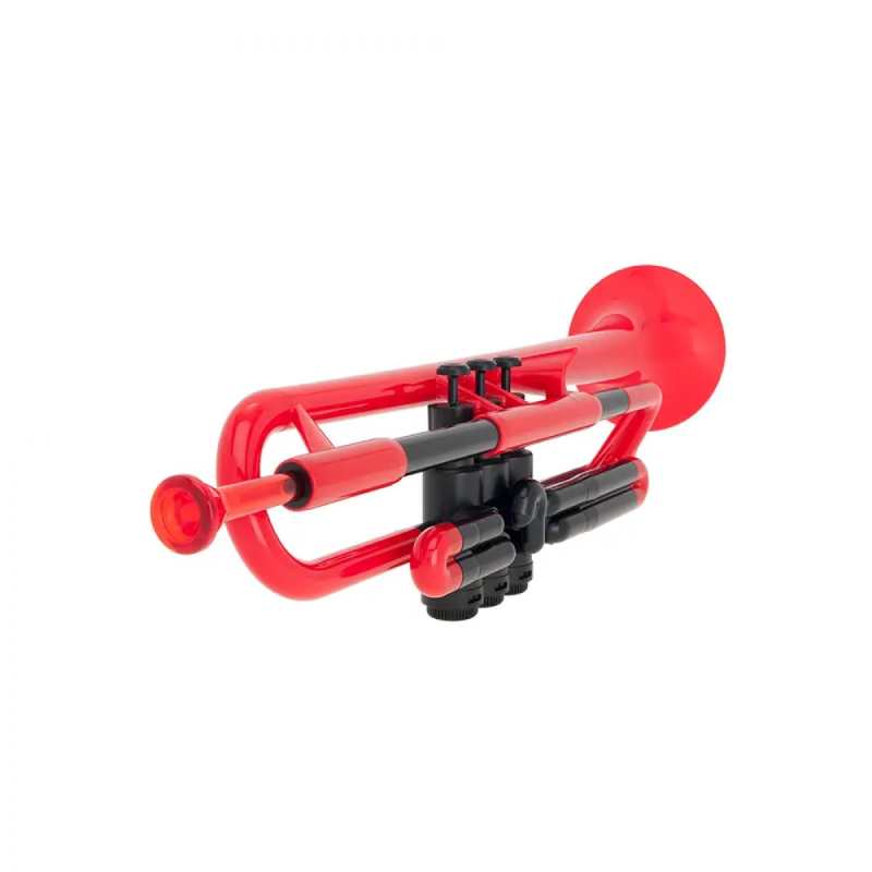 PTrumpet Plastic Trumpet in Red with Bag - Image 4