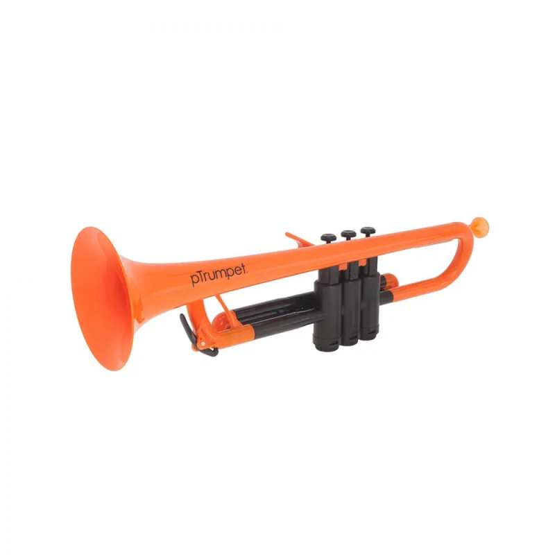 PTrumpet Plastic Trumpet in Orange with Bag