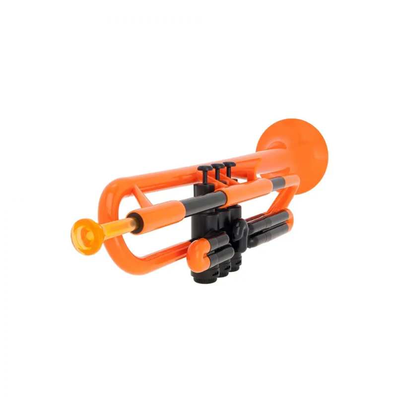 PTrumpet Plastic Trumpet in Orange with Bag - Image 4