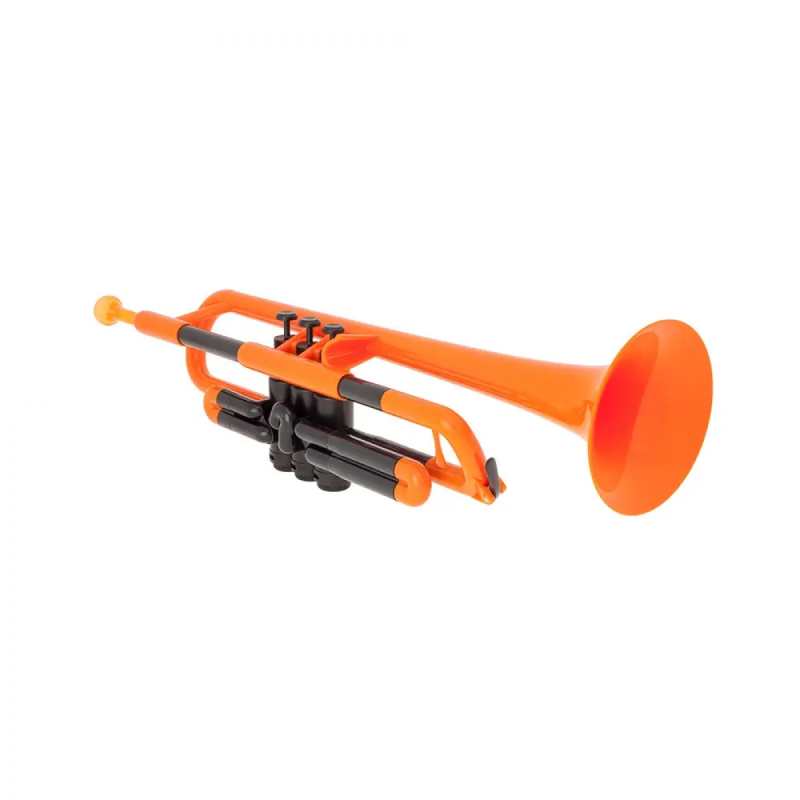 PTrumpet Plastic Trumpet in Orange with Bag - Image 3