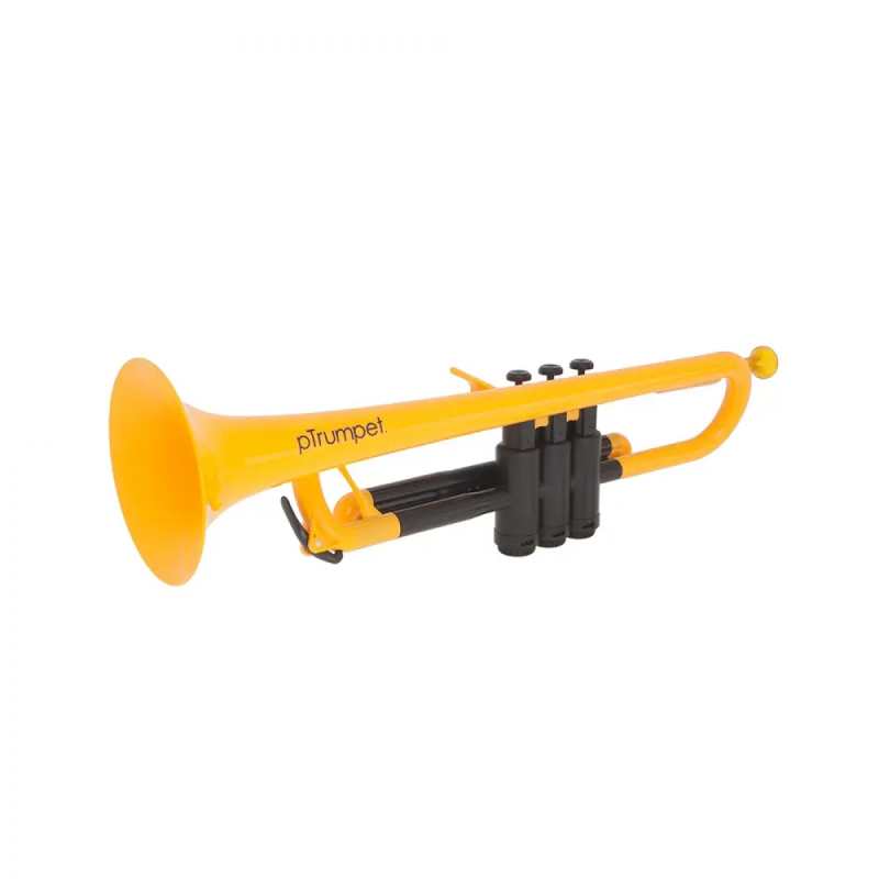 PTrumpet Plastic Trumpet in Yellow with Bag