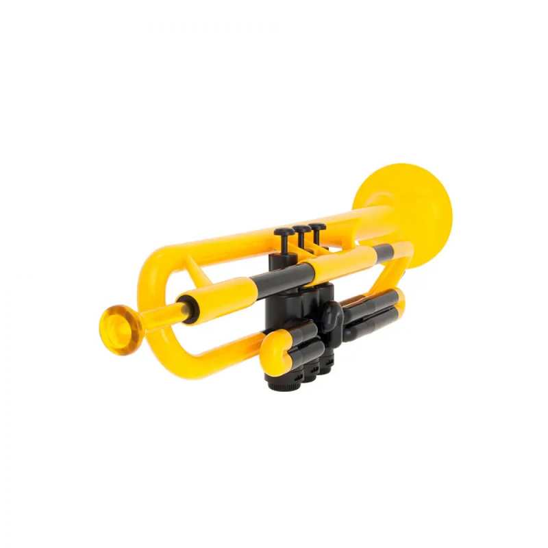 PTrumpet Plastic Trumpet in Yellow with Bag - Image 2
