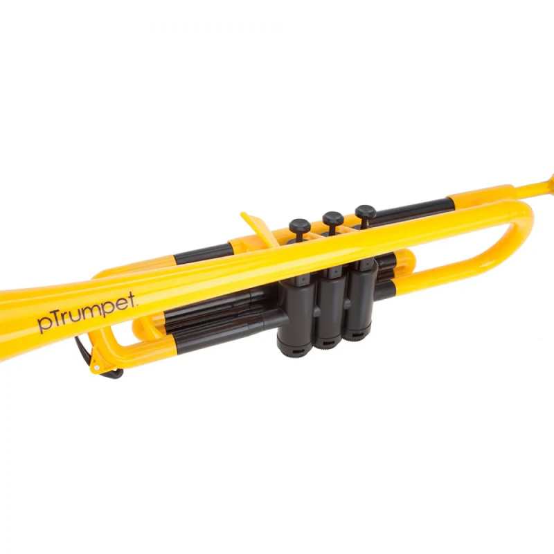 PTrumpet Plastic Trumpet in Yellow with Bag - Image 3