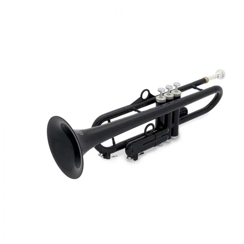 PTrumpet Hytech Trumpet in Black with Gig Bag