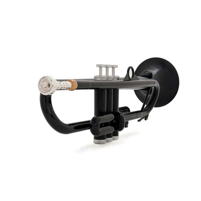 PTrumpet Hytech Trumpet in Black with Gig Bag - Image 4
