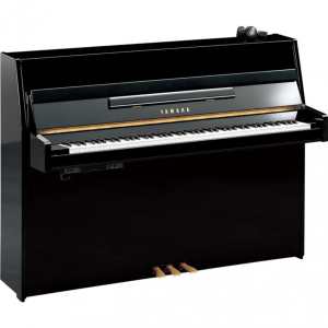 Yamaha B1 Silent Upright Piano in Polished Ebony Black (The B1-SC3-PE model in our showroom)