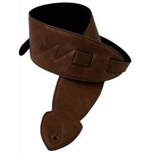 Levin 2.5" Flexi Soft Leather Guitar Strap in Brown (LS-G-FSL-250-BROWN)
