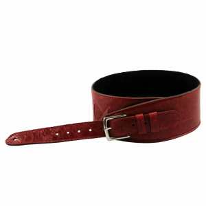 Levin 2.5" Flexi Soft Leather adjust buckle Guitar Strap (LS-G-FSL-A-250-RED)