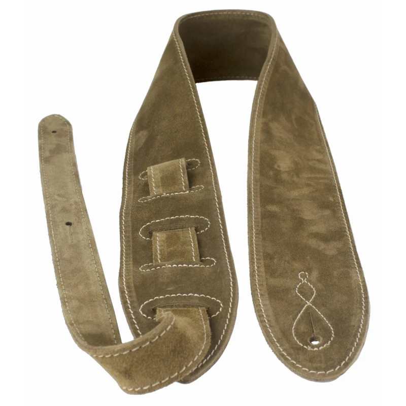 Levin 2.75" Flexi Soft Suede Guitar Strap in Beige (LS-G-S-275-BEIGE)