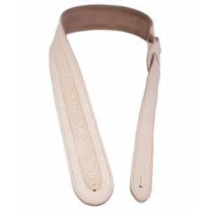 Levin 2" Celtic Revival Embossed Leather Guitar Strap (LS-G-CRL-200-NAT)