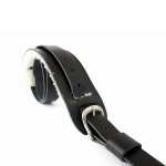 Levin Sheepskin Shoulder Pad Leather Guitar Strap (LS-G-L-SA-100-BLACK)