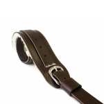 Levin Sheepskin Shoulder Pad Leather Guitar Strap (LS-G-L-SA-100-BROWN)