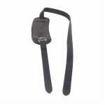 Levin Vintage Shoulder Pad Leather Guitar Strap (LS-G-L-VA-100-BLACK)