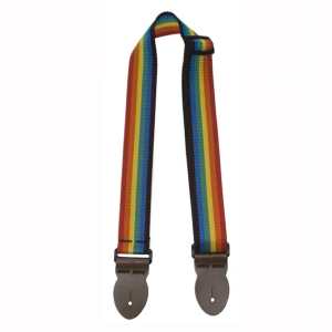 Levin 2" Webbing Guitar Strap in Rainbow (LS-G-W-200-RAINBOW)
