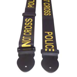Levin 2" Webbing Graphic Guitar Strap Police (LS-G-WG-200-POLICE)
