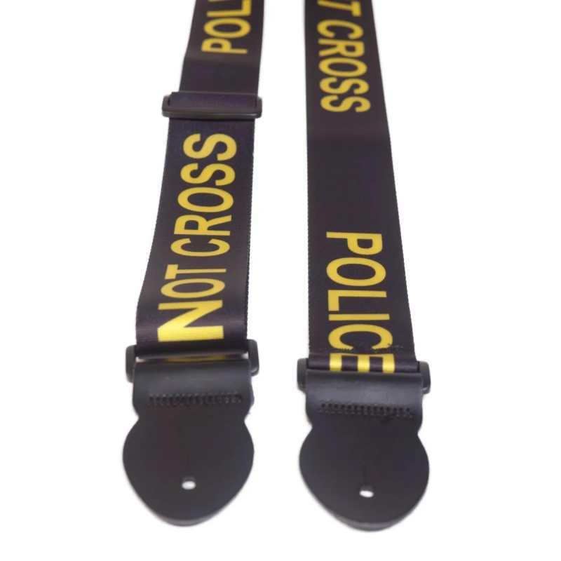 Levin 2" Webbing Graphic Guitar Strap Police (LS-G-WG-200-POLICE)