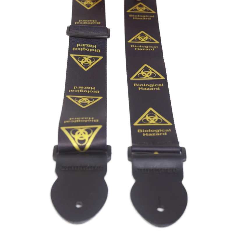 Levin 2" Webbing Graphic Guitar Strap Bio Hazard (LS-G-WG-200-BIO-HAZARD)