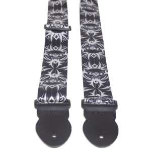 Levin 2" Webbing Graphic Guitar Strap Tribal Skulls (LS-G-WG-200-TRIBAL-SKULLS)