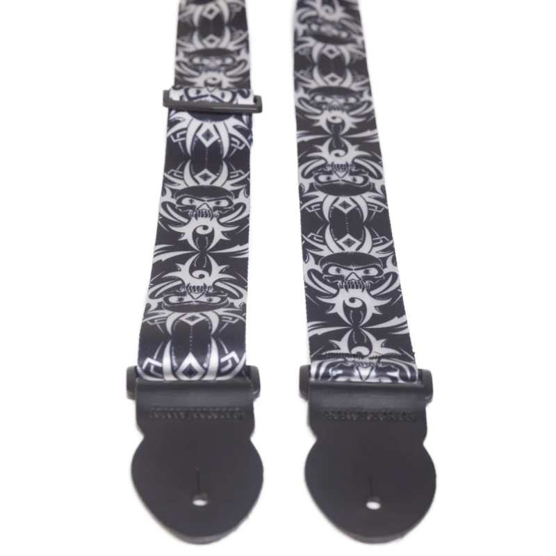 Levin 2" Webbing Graphic Guitar Strap Tribal Skulls (LS-G-WG-200-TRIBAL-SKULLS)