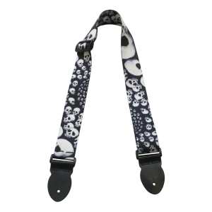 Levin 2" Webbing Graphic Strap White Skulls (LS-G-WG-200-WHITE-SKULLS)