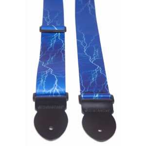 Levin 2" Webbing Graphic Guitar Strap Lightning (LS-G-WG-200-LIGHTNING)