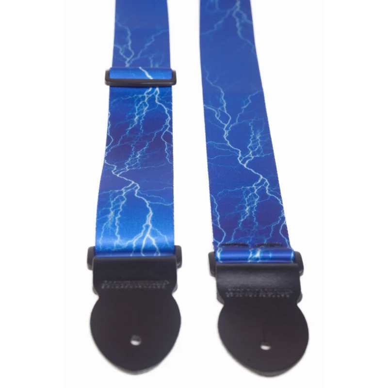 Levin 2" Webbing Graphic Guitar Strap Lightning (LS-G-WG-200-LIGHTNING)