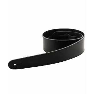 Levin 2.75" Fat Cow Leather Guitar Strap in Black (LS-G-FC-275-BLACK)