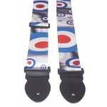 Levin 2" Webbing Graphic Guitar Strap Target (LS-G-WG-200-TARGET)