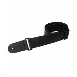 Levin 2" Adjustable Leather Guitar Strap in Black (LS-G-L-A-200-BLACK)