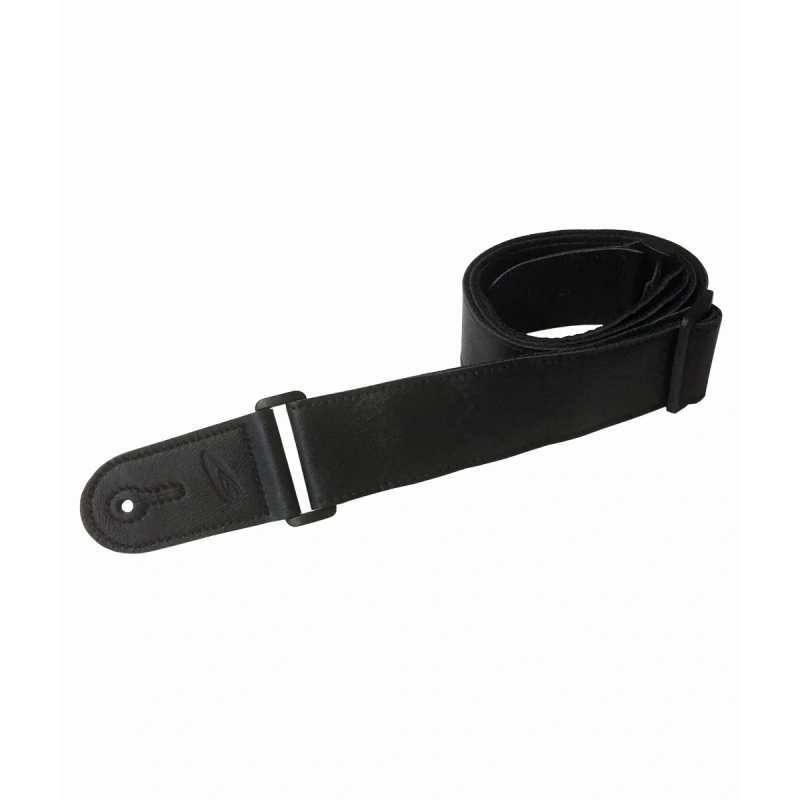 Levin 2" Adjustable Leather Guitar Strap in Black (LS-G-L-A-200-BLACK)