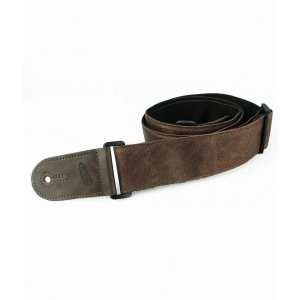Levin 2" Adjustable Leather Guitar Strap in Brown (LS-G-L-A-200-BROWN)
