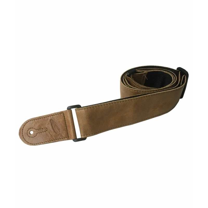 Levin 2" Adjustable Leather Guitar Strap in Honey (LS-G-L-A-200-HONEY)